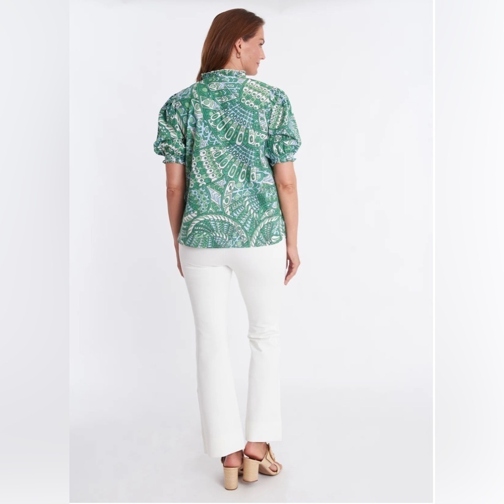 CK Bradley Cayman Top in Falcon Grass - Picture 2 of 8